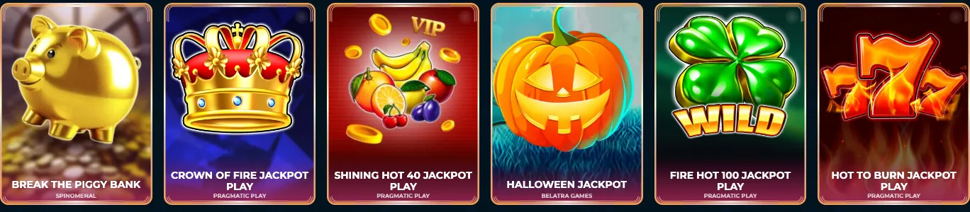 Sezione jackpot di Glitzbets vista dal telefono
