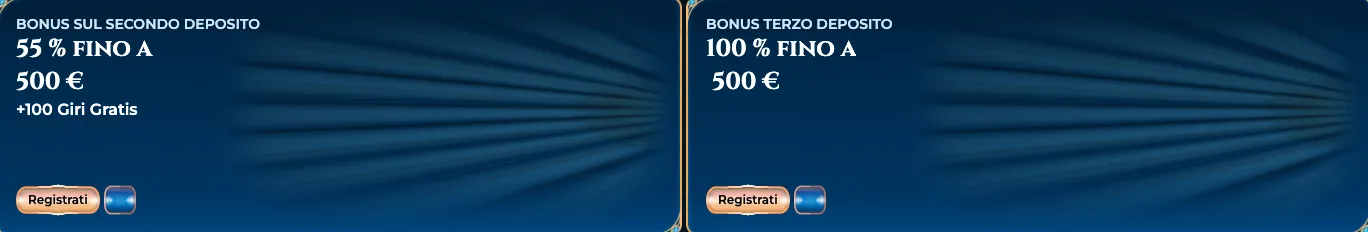 Offerte di benvenuto di Glitzbets sui primi depositi